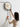 MANDELA Alhambra Creamy Artistic Minimalist Wall Clock from MANDELA