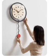MANDELA Alhambra Creamy Artistic Minimalist Wall Clock from MANDELA