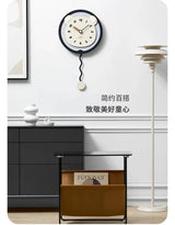 MANDELA Alhambra Creamy Artistic Minimalist Wall Clock from MANDELA