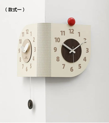 MANDELA Alhambra Modern Double-Sided Rotation Wall Clock from MANDELA