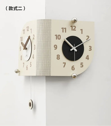 MANDELA Alhambra Modern Double-Sided Rotation Wall Clock from MANDELA