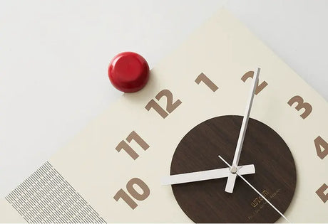 MANDELA Alhambra Modern Double-Sided Rotation Wall Clock from MANDELA