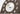 MANDELA Alhambra Modern Double-Sided Rotation Wall Clock from MANDELA