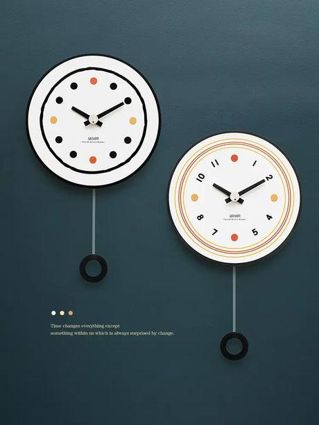 MANDELA Azura Minimalist Wall Clock - Modern, Artistic, Simple from MANDELA