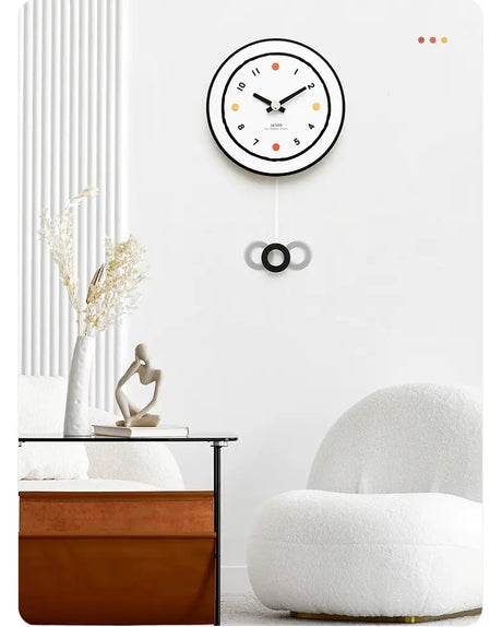 MANDELA Azura Minimalist Wall Clock - Modern, Artistic, Simple from MANDELA