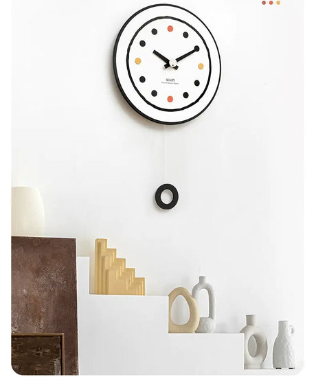 MANDELA Azura Minimalist Wall Clock - Modern, Artistic, Simple from MANDELA