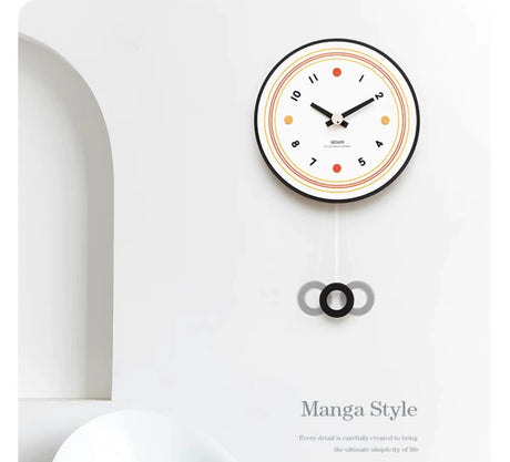 MANDELA Azura Minimalist Wall Clock - Modern, Artistic, Simple from MANDELA