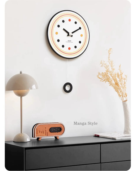 MANDELA Azura Minimalist Wall Clock - Modern, Artistic, Simple from MANDELA