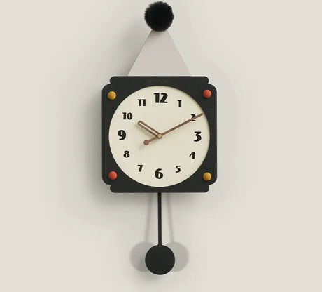 MANDELA Elowen Minimalist Cream Wall Clock from MANDELA