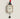MANDELA Elowen Minimalist Cream Wall Clock from MANDELA