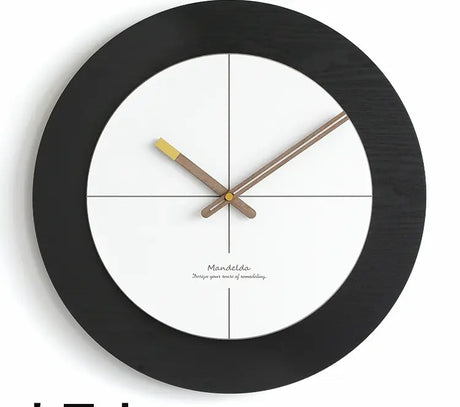 MANDELA Elysia Sleek Minimalist Luxury Wall Clock from MANDELA