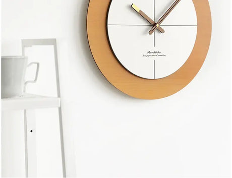 MANDELA Elysia Sleek Minimalist Luxury Wall Clock from MANDELA