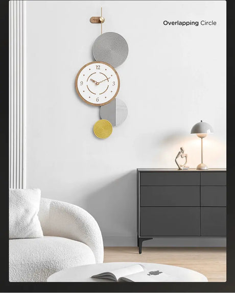 MANDELA Isolde Elegant Atmosphere Hanging Clock from MANDELA