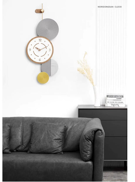MANDELA Isolde Elegant Atmosphere Hanging Clock from MANDELA