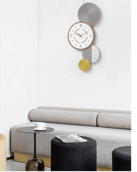 MANDELA Isolde Elegant Atmosphere Hanging Clock from MANDELA
