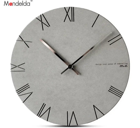 MANDELA Marlowe Modern Minimalist Family Hanging Clock from MANDELA