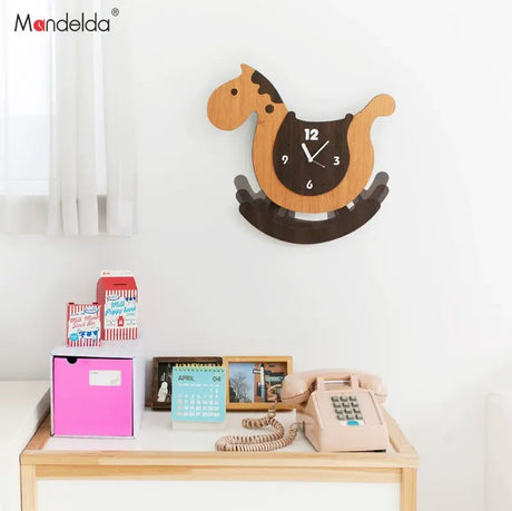 MANDELA Quintero Adorable Silent Swing Clock for Kids from MANDELA