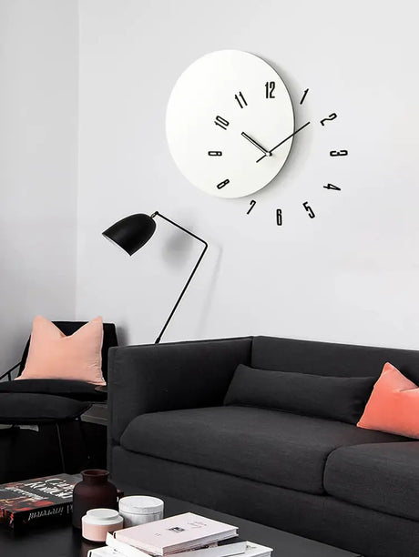 MANDELA Seraphina Scandinavian Minimalist Wall Clock - Light Luxury Decor from MANDELA
