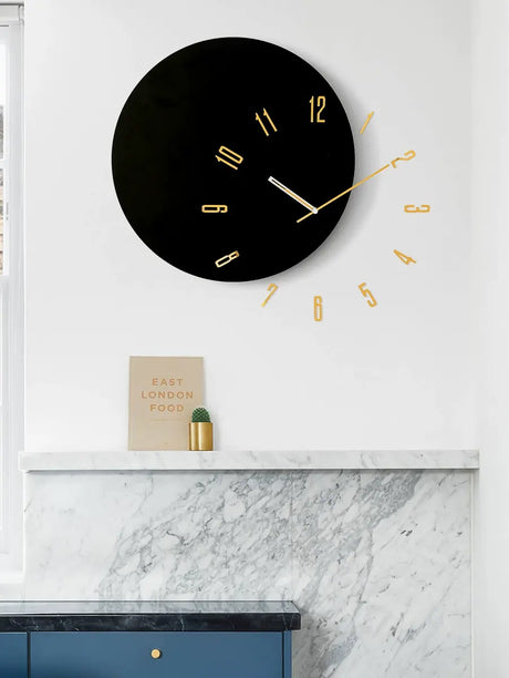 MANDELA Seraphina Scandinavian Minimalist Wall Clock - Light Luxury Decor from MANDELA