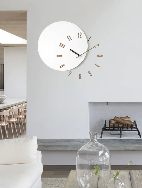 MANDELA Seraphina Scandinavian Minimalist Wall Clock - Light Luxury Decor from MANDELA