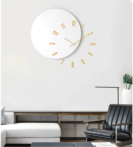 MANDELA Seraphina Scandinavian Minimalist Wall Clock - Light Luxury Decor from MANDELA