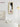MANDELA Zafrina Chic Minimalist Cream Hanging Clock from MANDELA