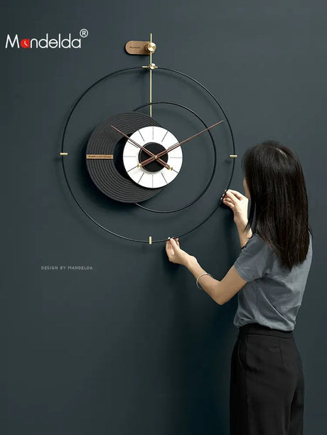 MANDELA Zephyra Elegant Minimalist Wall Clock from MANDELA