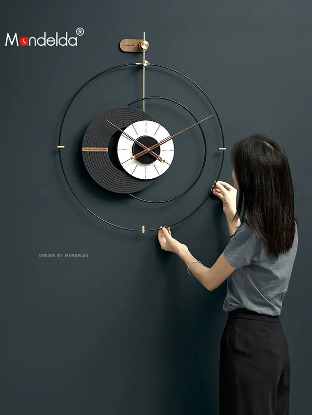 MANDELA Zephyra Elegant Minimalist Wall Clock from MANDELA