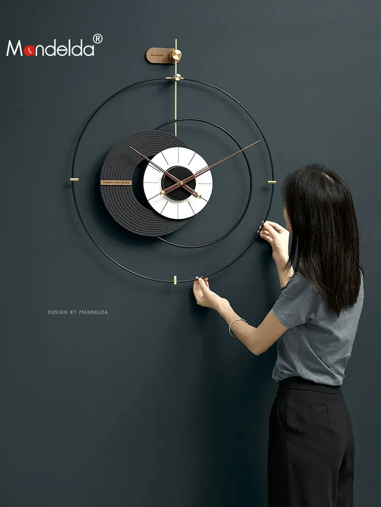 MANDELA Zephyra Elegant Minimalist Wall Clock from MANDELA