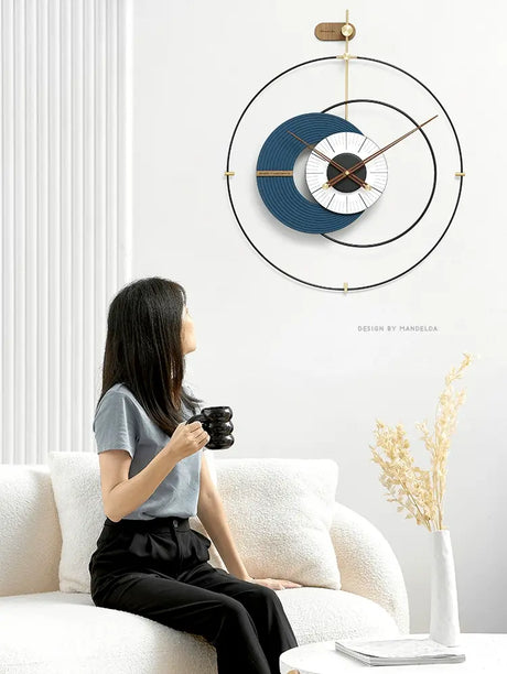 MANDELA Zephyra Elegant Minimalist Wall Clock from MANDELA