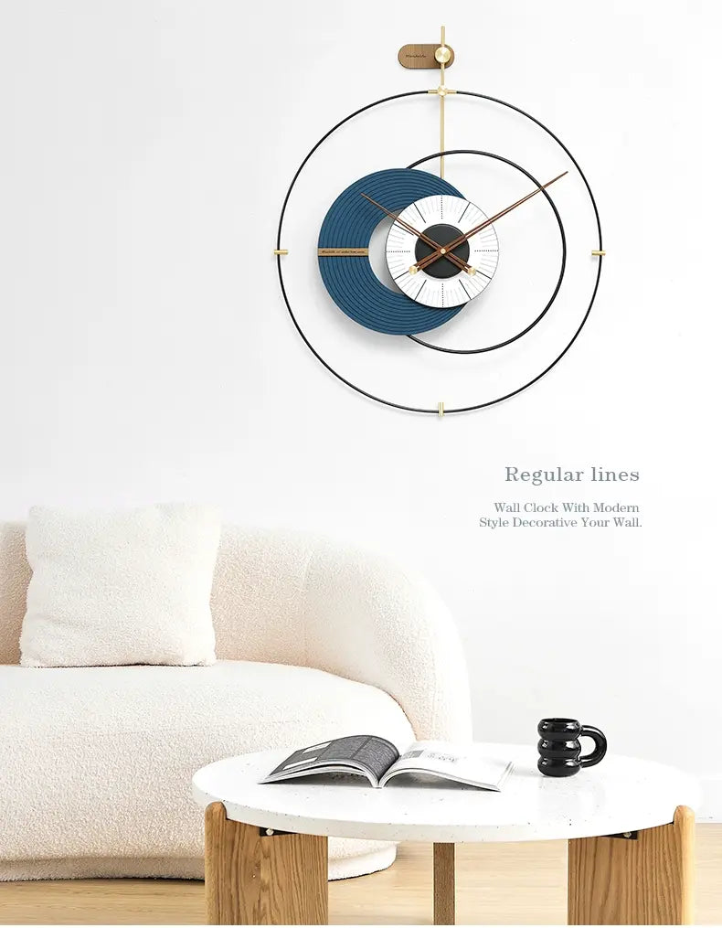 MANDELA Zephyra Elegant Minimalist Wall Clock from MANDELA