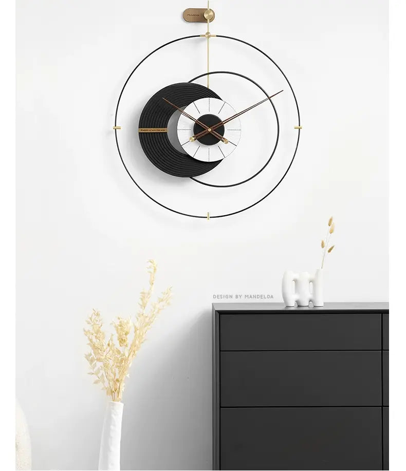 MANDELA Zephyra Elegant Minimalist Wall Clock from MANDELA