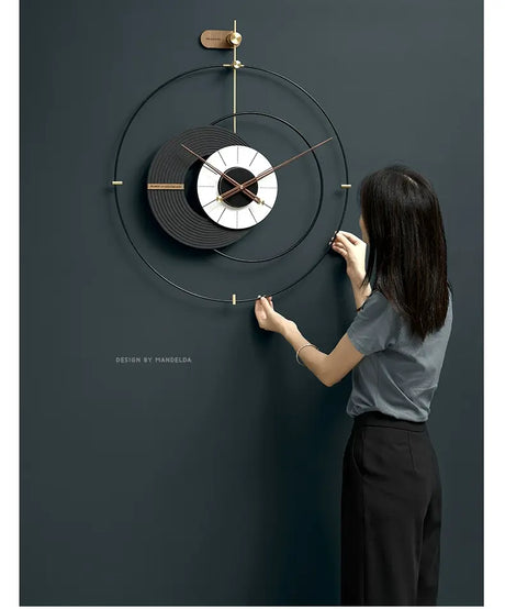 MANDELA Zephyra Elegant Minimalist Wall Clock from MANDELA