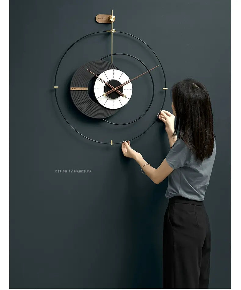 MANDELA Zephyra Elegant Minimalist Wall Clock from MANDELA