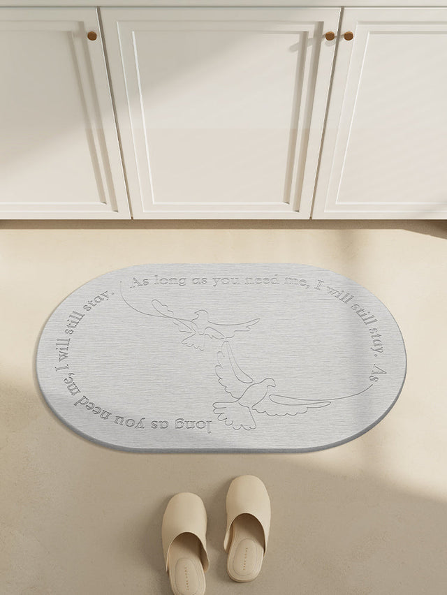 MATREPUBLIC Isadora Quick-Dry Anti-Slip Toilet Cushion Pad from MATREPUBLIC