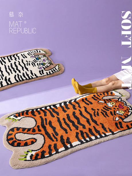 MATREPUBLIC Isolde Whimsical Soft Texture Area Rug from MATREPUBLIC