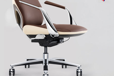 MEDELIN Santiago Ergonomic Comfort Leather Office Chair from MEDELIN
