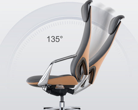 MEDELIN Santiago Ergonomic Comfort Leather Office Chair from MEDELIN