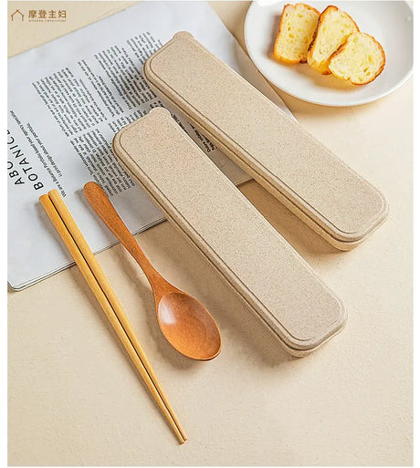 MH Aiko Elegant Natural Wood Chopsticks Set from MH