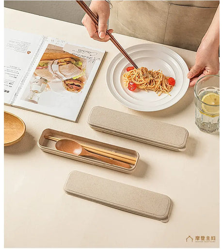 MH Aiko Elegant Natural Wood Chopsticks Set from MH