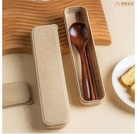 MH Aiko Elegant Natural Wood Chopsticks Set from MH