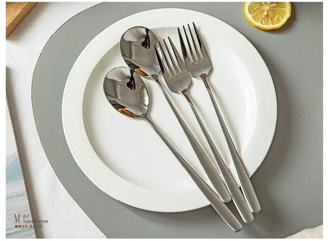 MH Aisling Premium Stainless Steel Chopstick & Fork Set for Home Use from MH