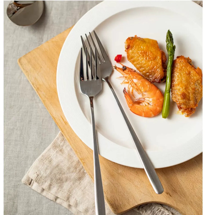 MH Aisling Premium Stainless Steel Chopstick & Fork Set for Home Use from MH