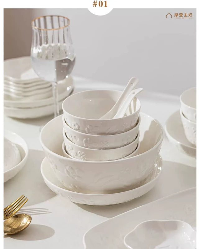 MH Alhambra Chic Scandinavian Soup Bowl Set from MH