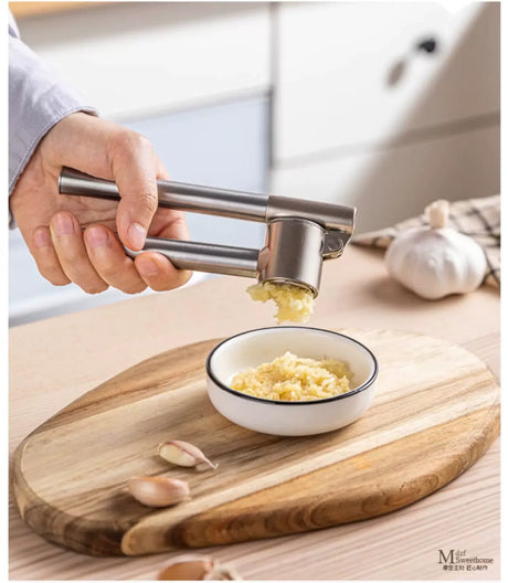 MH Amaya Premium Stainless Steel Garlic Press Tool from MH