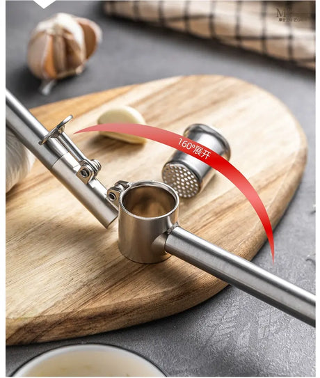 MH Amaya Premium Stainless Steel Garlic Press Tool from MH