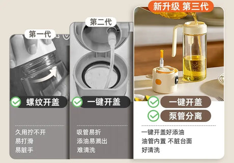 MH Amaya Versatile Airtight Seasoning Glass Injector Bottle from MH