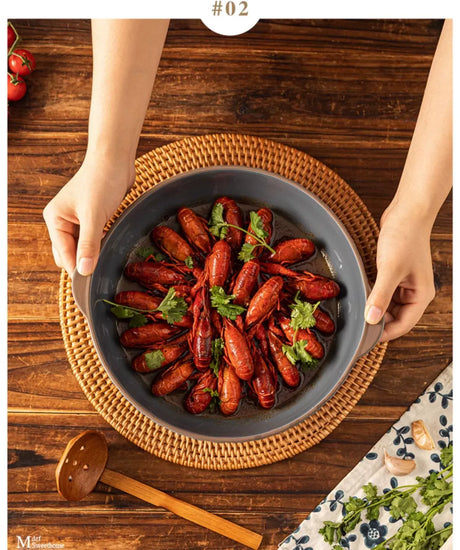 MH Araceli Elegant Double-Eared Soup Bowl from MH