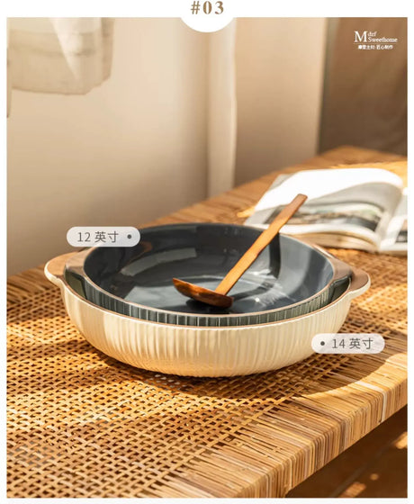 MH Araceli Elegant Double-Eared Soup Bowl from MH