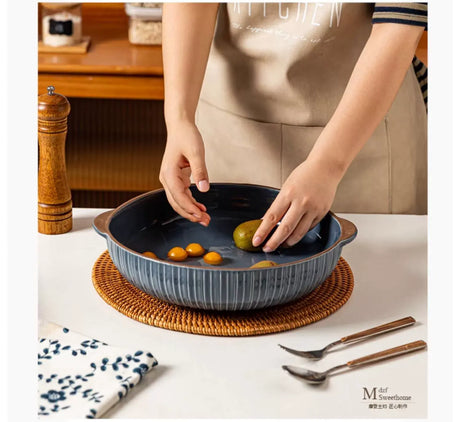 MH Araceli Elegant Double-Eared Soup Bowl from MH